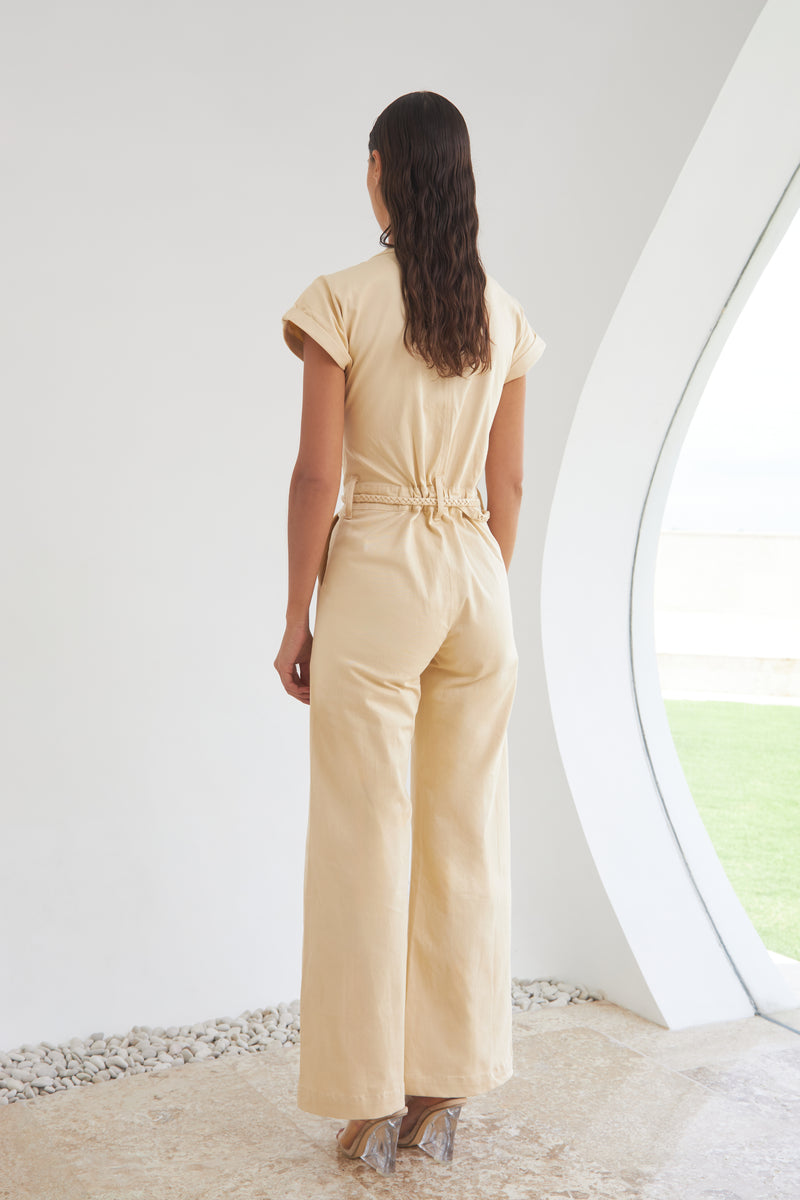 THE EUPHORIA JUMPSUIT - SAND