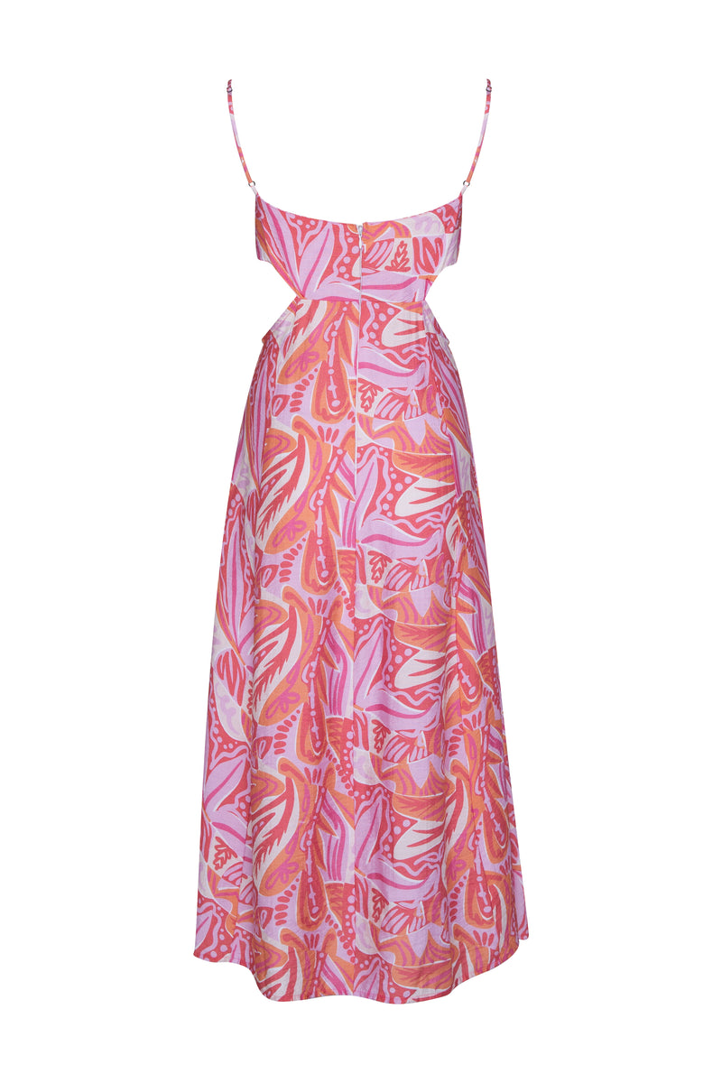 THE AMALFI ROSE DRESS - PARADISE PINK