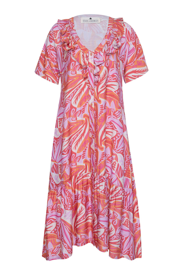 THE ELYSIAN MAXI DRESS - PARADISE PINK