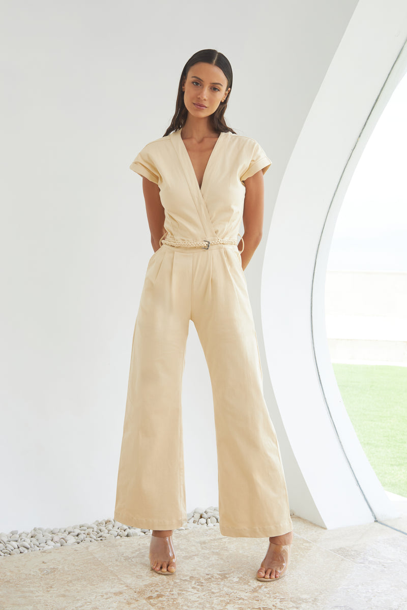 THE EUPHORIA JUMPSUIT - SAND