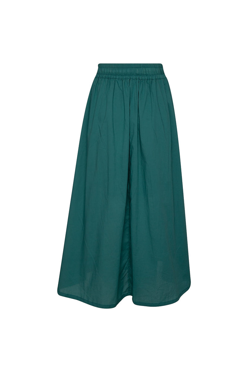 THE TULIE  DRAWSTRING SKIRT - DUSTY GREEN