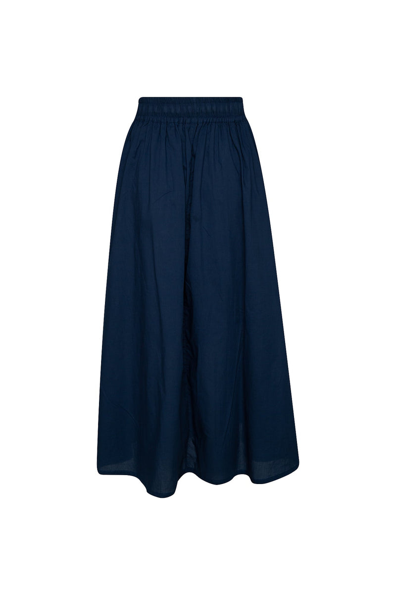 THE TULIE  DRAWSTRING SKIRT - NAVY BLUE