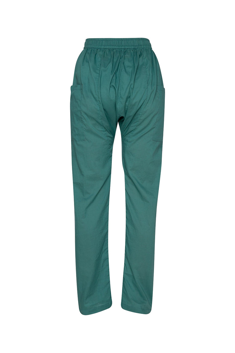 THE ELASTIC DRAWSTRING PANTS DUSTY GREEN